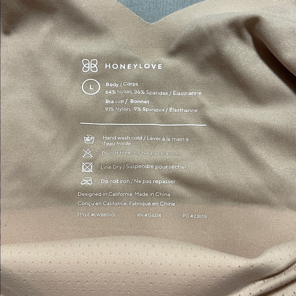 Honeylove Soft Nude Seamless Bra Size Large - Picture 3 of 4